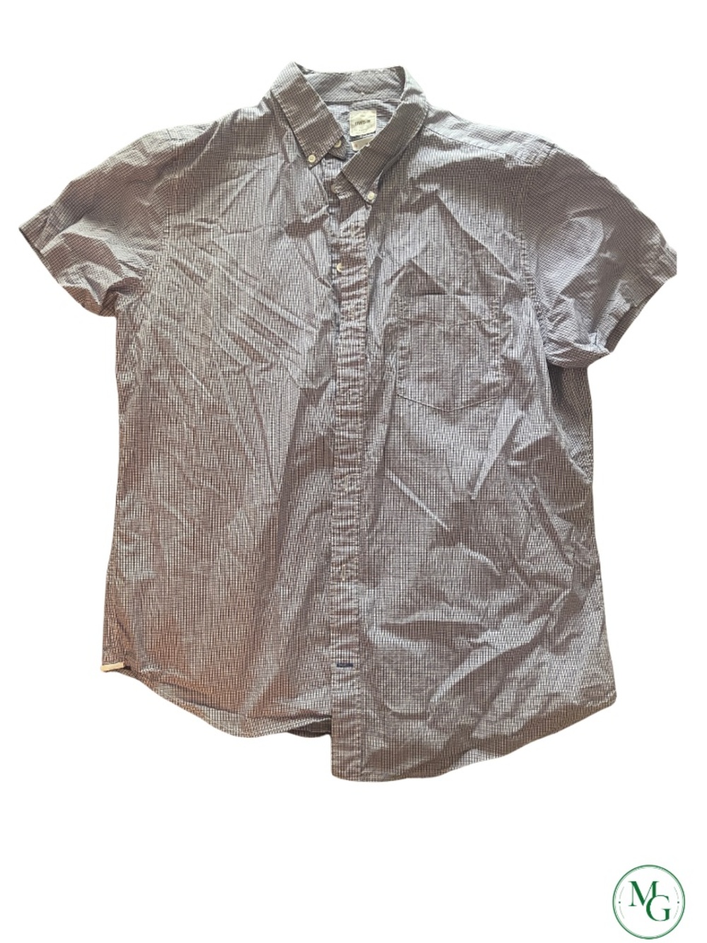 Gap Lived-In Men's XL Plaid Button Down Shirt SS